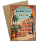 Herzliche Grußkarte aus Indien mit Palastfassade|p:2021526|h:4e6cd7159f4c78dcc3dc2c52b95e151d