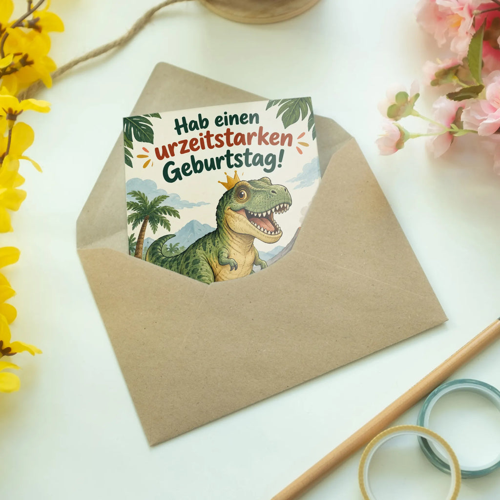 Lustige Dino Grußkarte zum Geburtstag mit T-Rex|p:2021527|h:b3cb6c299670247db797710a45018bcd