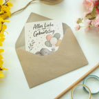 Herzliche Geburtstagskarte mit Elefant und Luftballons|p:2021535|h:b6f6e5f3fbeb0c4d1823838dbad7a068