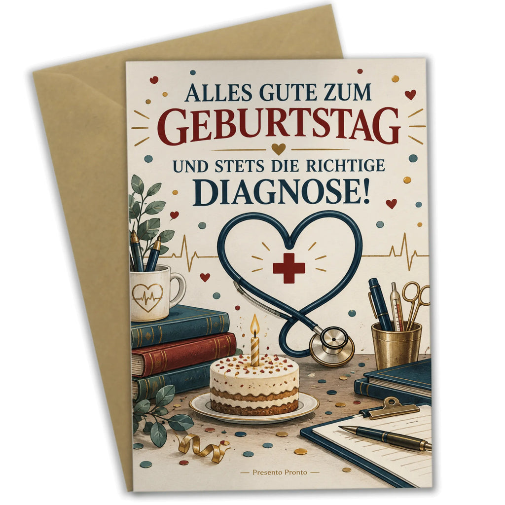 Elegante Geburtstagskarte für Arzt mit Stethoskop|p:2021560|h:1e01a47cb713c08aad21cce7c01b61ae