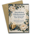 Elegante Geburtstagskarte für Kollegin im Büro mit Pfingstrosen|p:2021563|h:507e59c1b2944fedcb41cad83505df88