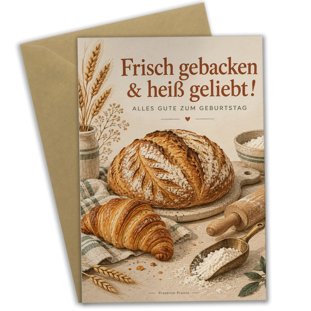 Lustige Geburtstagskarte für Bäcker mit Sauerteigbrot|p:2021599|h:16f1c526dc21dea5897271575f25c9de
