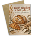 Lustige Geburtstagskarte für Bäcker mit Sauerteigbrot|p:2021599|h:16f1c526dc21dea5897271575f25c9de