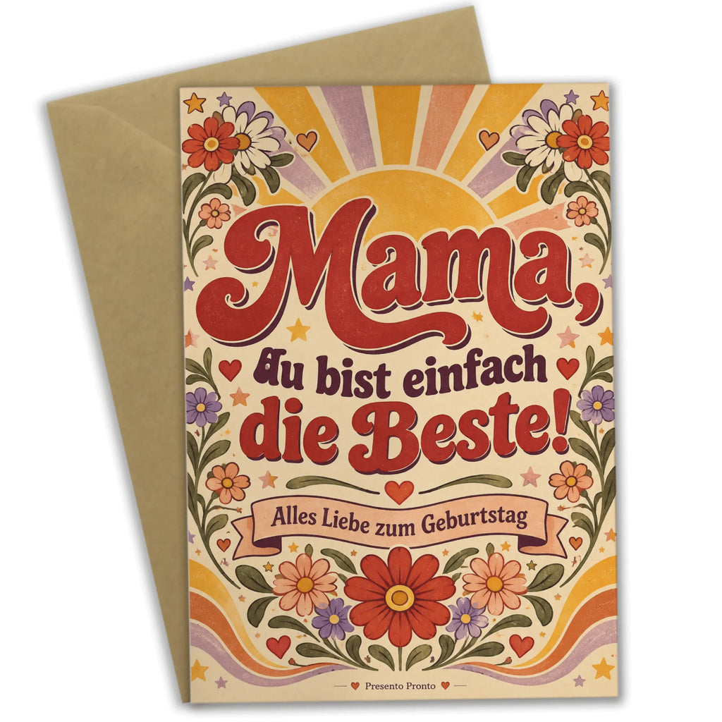 Herzliche Geburtstagskarte für Mama mit Retroblumen|p:2021603|h:4bc367f27ae7cc36bf990e373d136a77