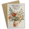 Elegante Geburtstagskarte für Mama mit Wildblumen