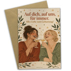 Herzliche Geburtstagskarte für die beste Freundin mit Champagnergläsern|p:2021613|h:f279bc880bd06f7daa3f3d9bea12e51b