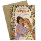 Herzliche Geburtstagskarte für die Schwester mit Blütenbogen|p:2021614|h:b9481b69c9edd7bc20e006193e7090d0
