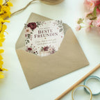 Elegante Geburtstagskarte für die beste Freundin mit Wildblumen|p:2021619|h:03427201de3b44d8a94d2d2e16eaca80