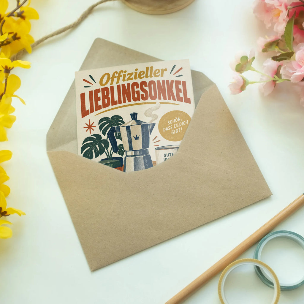 Lustige Geburtstagskarte für Onkel mit Kaffeekanne|p:2021633|h:5cf5fb916a424ba5996dbc4db1cb6c41