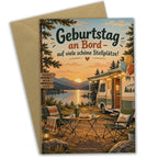 Lustige Geburtstagskarte für Campingfans mit Wohnmobil am See|p:2021686|h:df3c15afb85daef8c6c0ae869a0ce9be