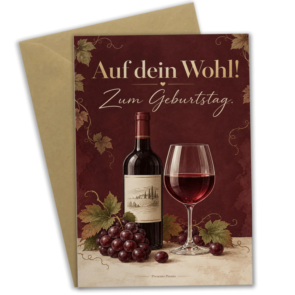 Elegante Geburtstagskarte für Weinliebhaber mit Weinflasche|p:2021691|h:4a39c2753030b0248aab19395cf8ac86