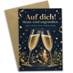 Elegante Geburtstagskarte zum Anstoßen mit Sektgläsern|p:2021697|h:f1e85df80dab388966a2445f472ed399