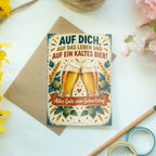 Lustige Geburtstagskarte für Bierliebhaber mit zwei Biergläsern|p:2021698|h:8fffc0f811ed254f11a209121a67433b