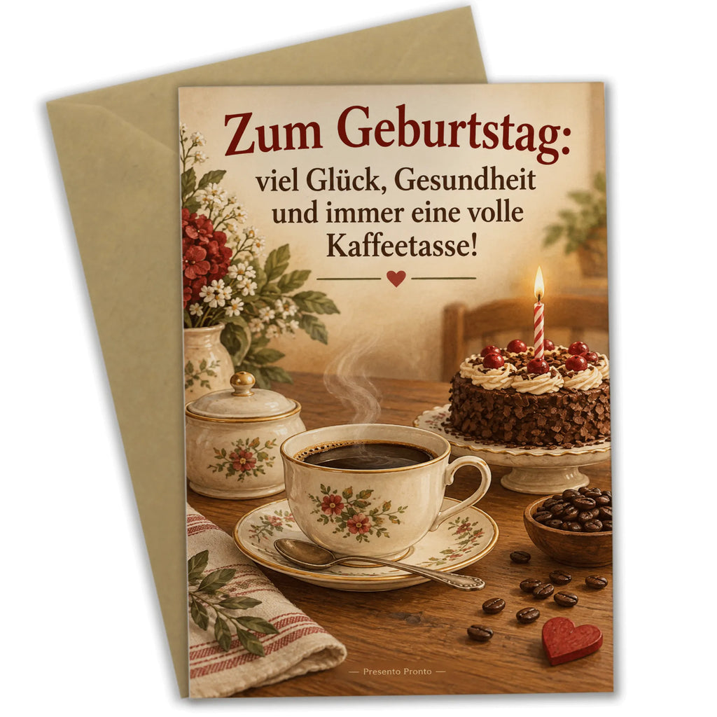 Gemütliche Geburtstagskarte für Kaffeeliebhaber mit Kuchen|p:2021699|h:1a79e8c76ce8d2418aa0f314e24eb1ee