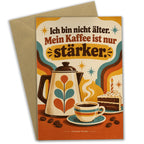 Lustige Geburtstagskarte für Kaffeefans mit Kaffeekanne|p:2021705|h:8d86660d8c919058f5b2f0a008253c83