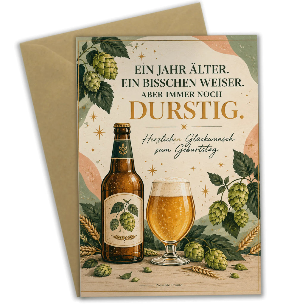 Lustige Geburtstagskarte für Bierliebhaber mit Bierflasche|p:2021710|h:8c1257d91c1cac515a63011fcd440c2a