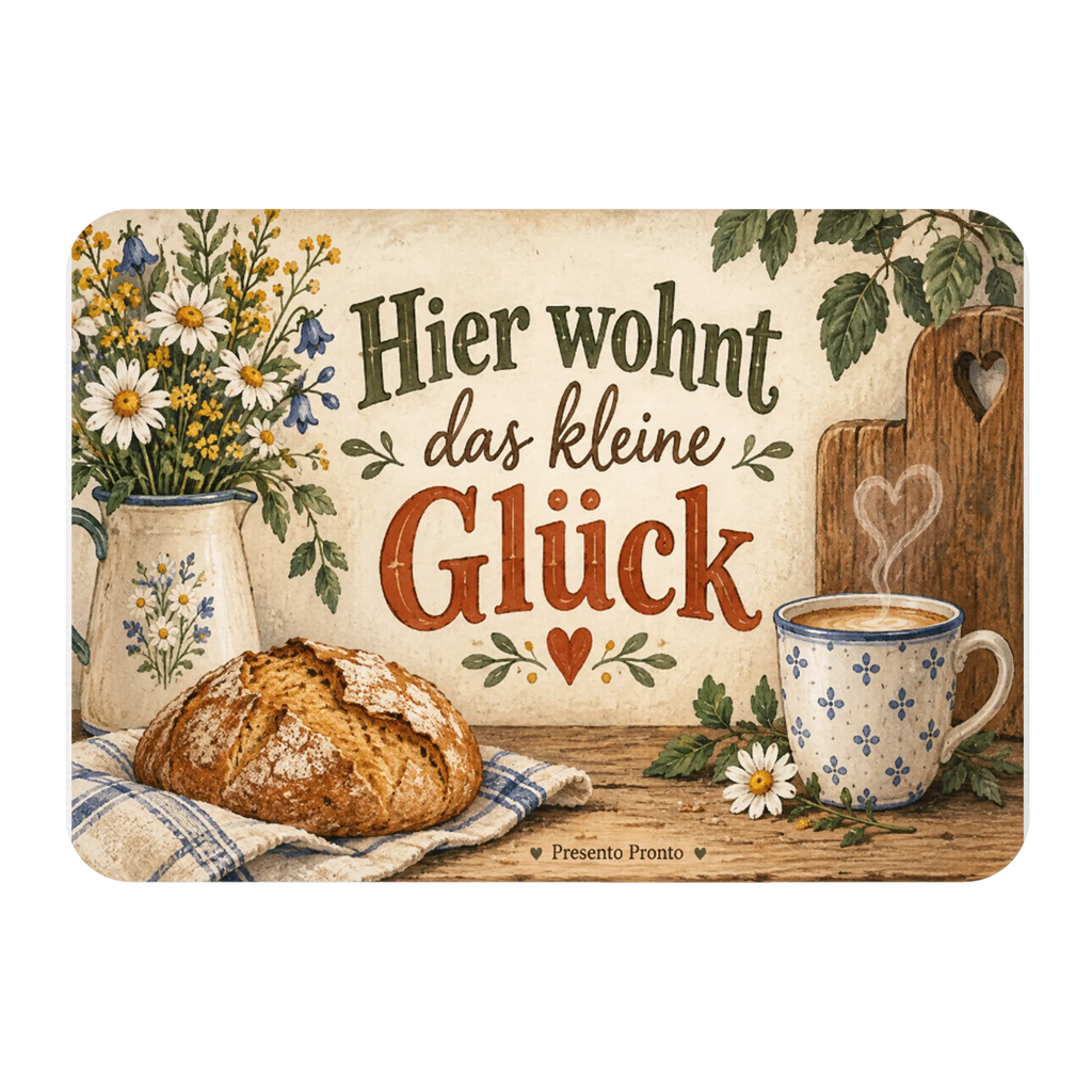 Gemütlicher Kühlschrankmagnet aus Holz für Küche mit Wildblumen|p:2021737|h:b631518d0a13276f393af5157e1bfa92