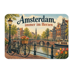 Nostalgischer Kühlschrankmagnet für Amsterdam-Fans mit Kanalhäusern|p:2021740|h:c676d39ed4caabcfb3bae4eecba23648
