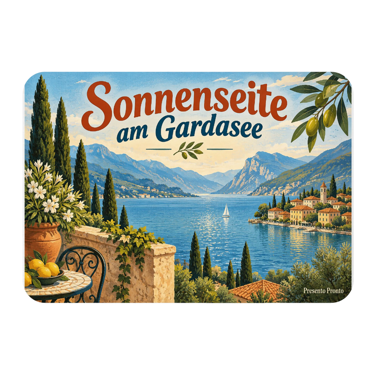 Sonniger Magnet vom Gardasee für Italienfans