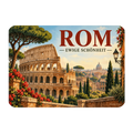 Nostalgischer Kühlschrankmagnet Rom für Italienfans mit Kolosseum