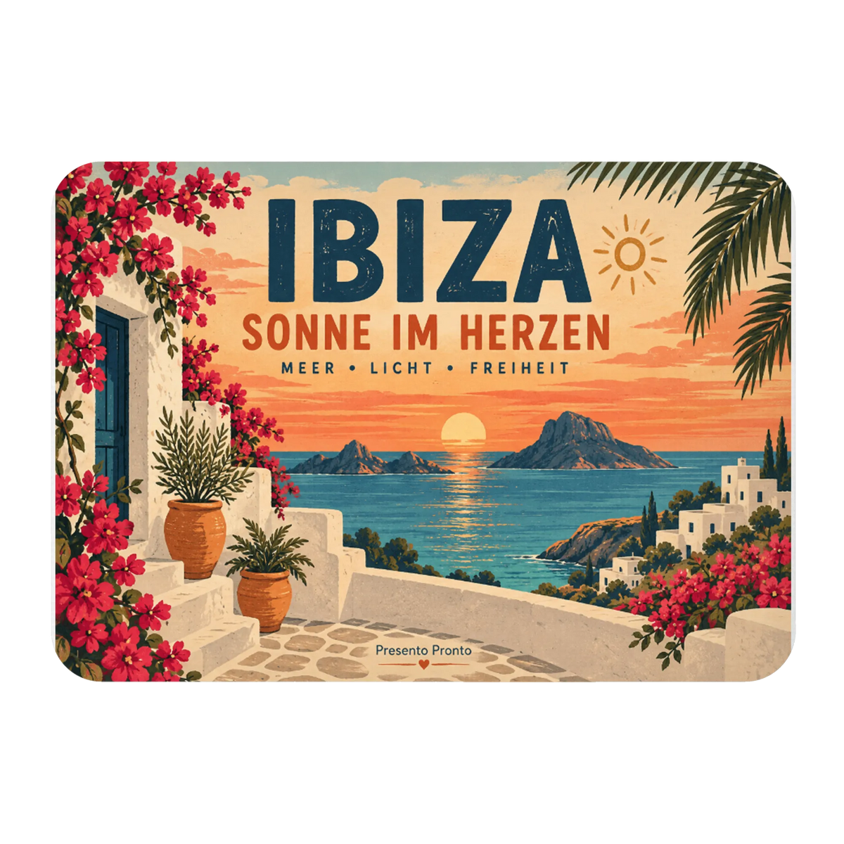 Sonniger Magnet Ibiza für Fans mit Terrasse am Meer