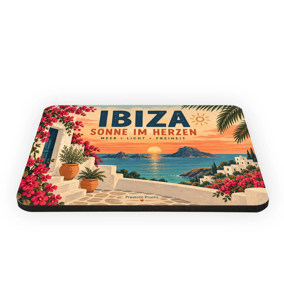 Sonniger Magnet Ibiza für Fans mit Terrasse am Meer