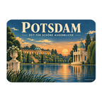 Eleganter Kühlschrankmagnet Potsdam für Urlaubserinnerung mit Abendhimmel|p:2021756|h:1c0c9c3a87d71ceab1c0324e21f7fc2e