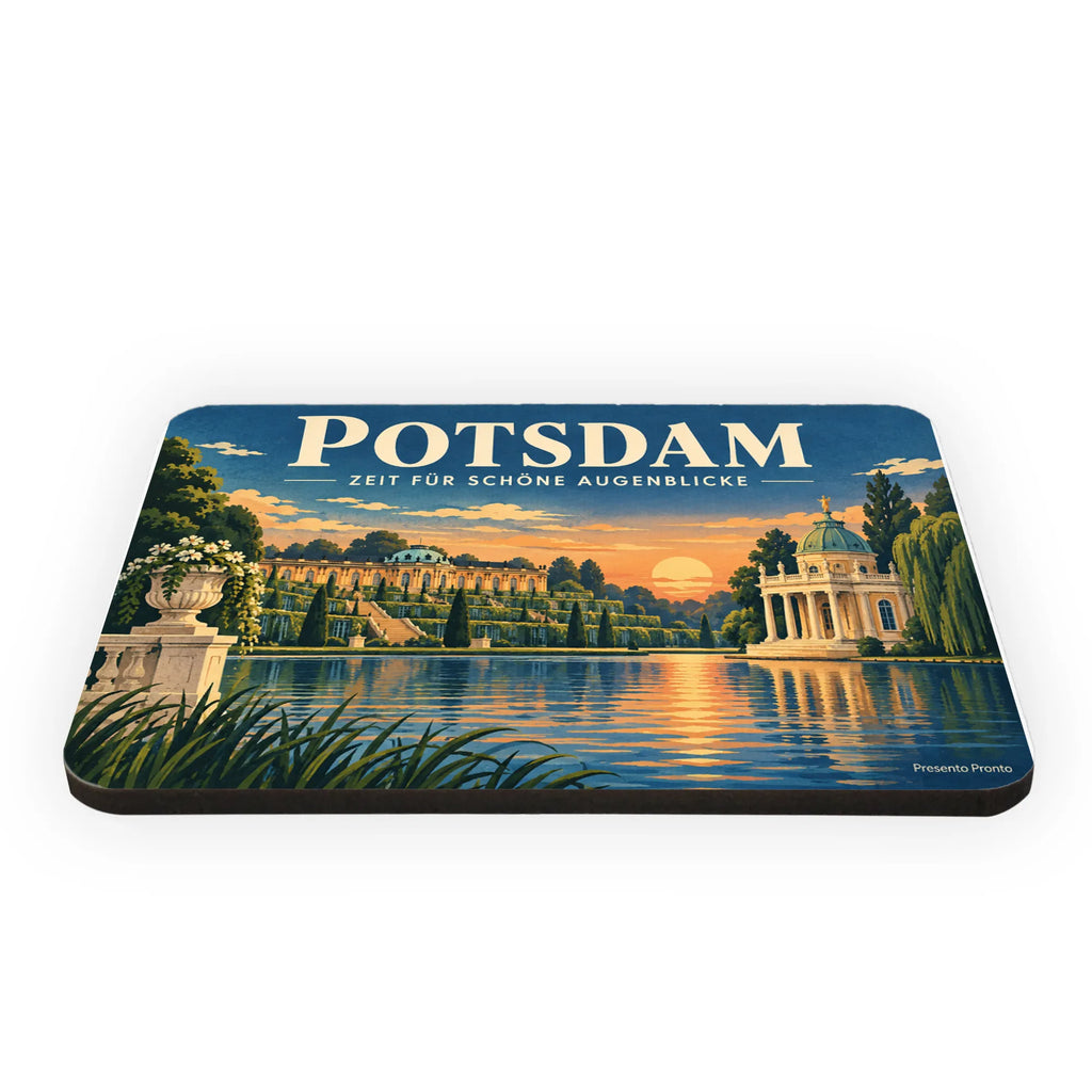 Eleganter Kühlschrankmagnet Potsdam für Urlaubserinnerung mit Abendhimmel|p:2021756|h:0294dfb427be17beb4e48288bbf13bb6