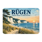 Nostalgischer Kühlschrankmagnet für Rügen-Fans mit Kreidefelsen|p:2021759|h:2c6b17c200d6dbba6991461e2752dda8