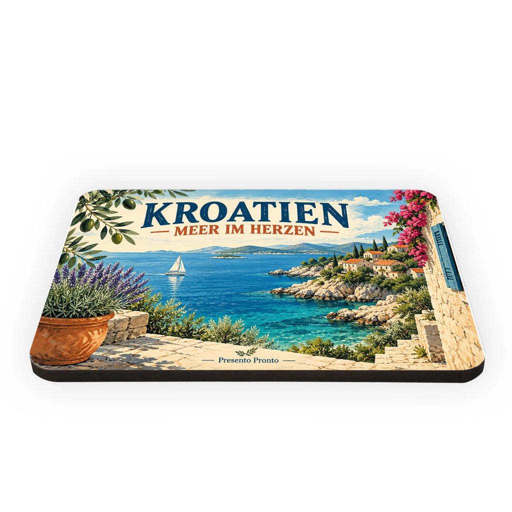 Nostalgischer Kühlschrankmagnet für Kroatienfans mit Adriaküste|p:2021761|h:36c674774a6c8931b6a938613d998147
