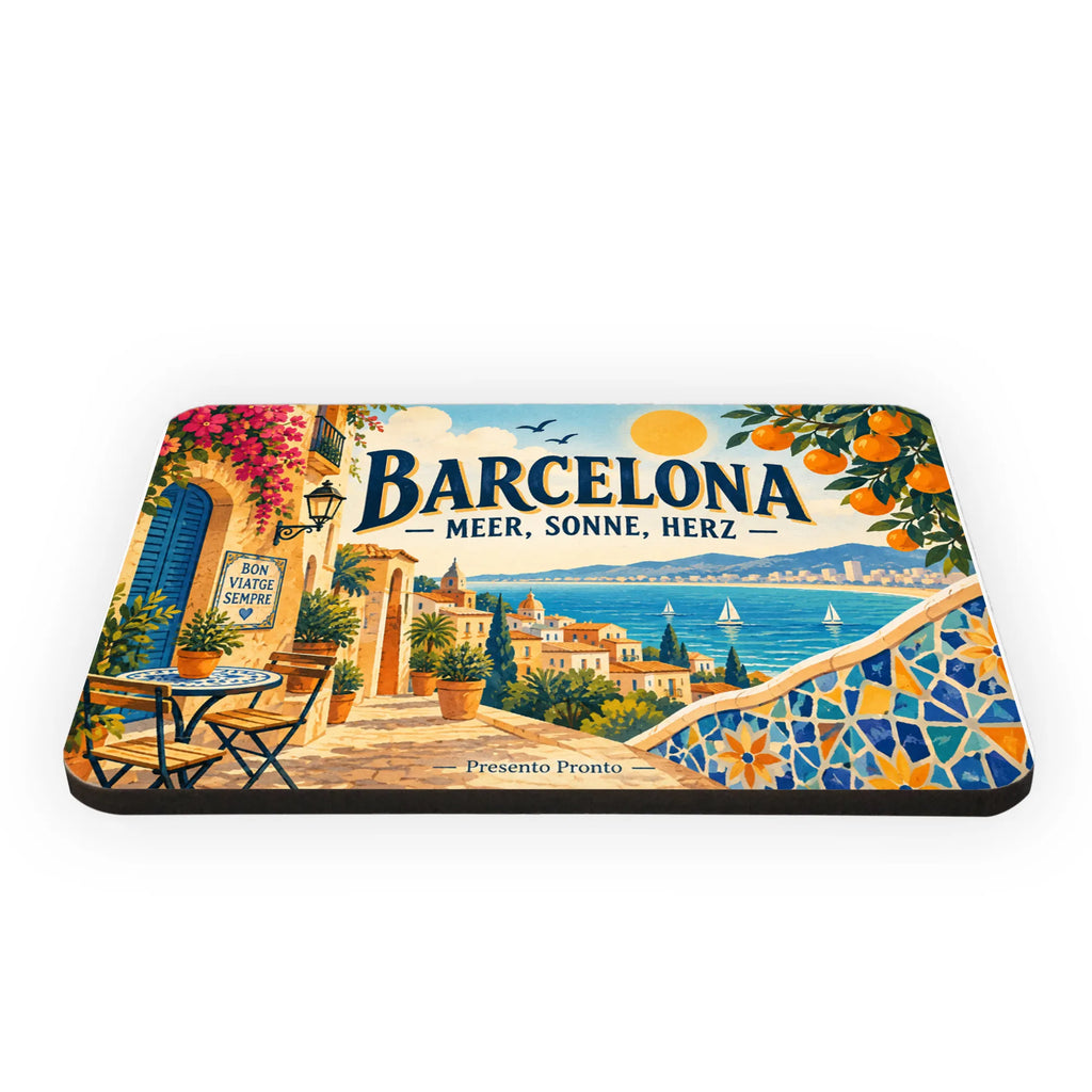 Sonniger Kühlschrankmagnet Barcelona für Spanienurlaub|p:2021762|h:edf46946d321507f961fce074980120b