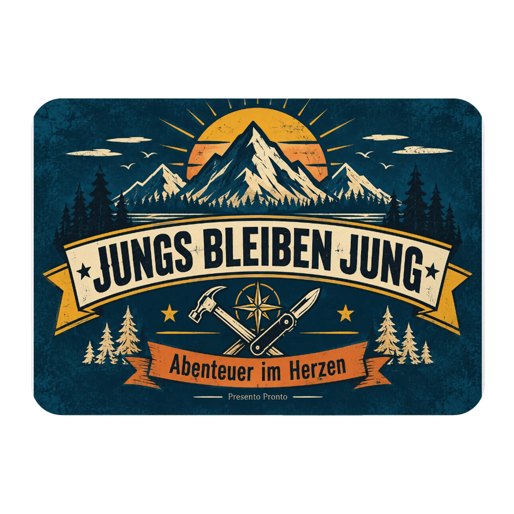 Cooler Magnet für Jungs mit Berg und Kompass|p:2021763|h:5e3570f85cfeba25c6b97f8d7c468212