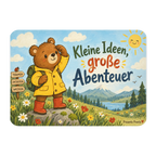 Fröhliche Kühlschrankmagnete für Kinder mit Entdecker-Bär|p:2021765|h:9f60a29cc07e39428c9803240c770d33