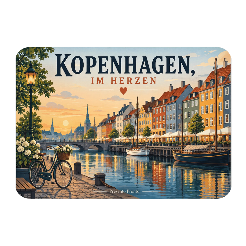 Herzlicher Kühlschrankmagnet Kopenhagen für Fans mit Hafen|p:2021768|h:0251fd7c32145d6fcf34a669e7ba877f