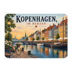 Herzlicher Kühlschrankmagnet Kopenhagen für Fans mit Hafen|p:2021768|h:0251fd7c32145d6fcf34a669e7ba877f