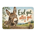 Lustiger Kühlschrankmagnet mit Esel für Eselliebhaber