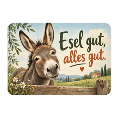 Lustiger Kühlschrankmagnet mit Esel für Eselliebhaber
