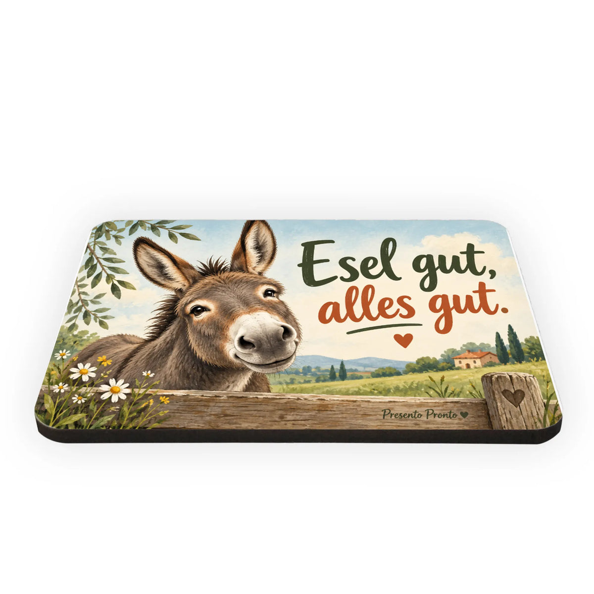 Lustiger Kühlschrankmagnet mit Esel für Eselliebhaber