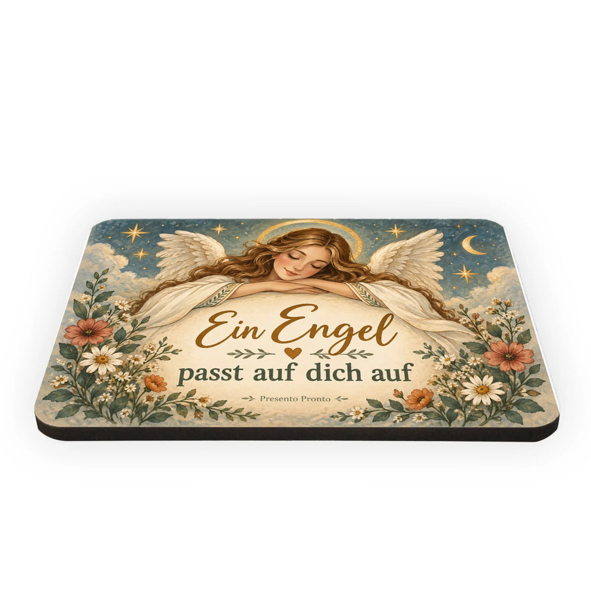 Herzlicher Kühlschrankmagnet mit Engel für liebe Menschen