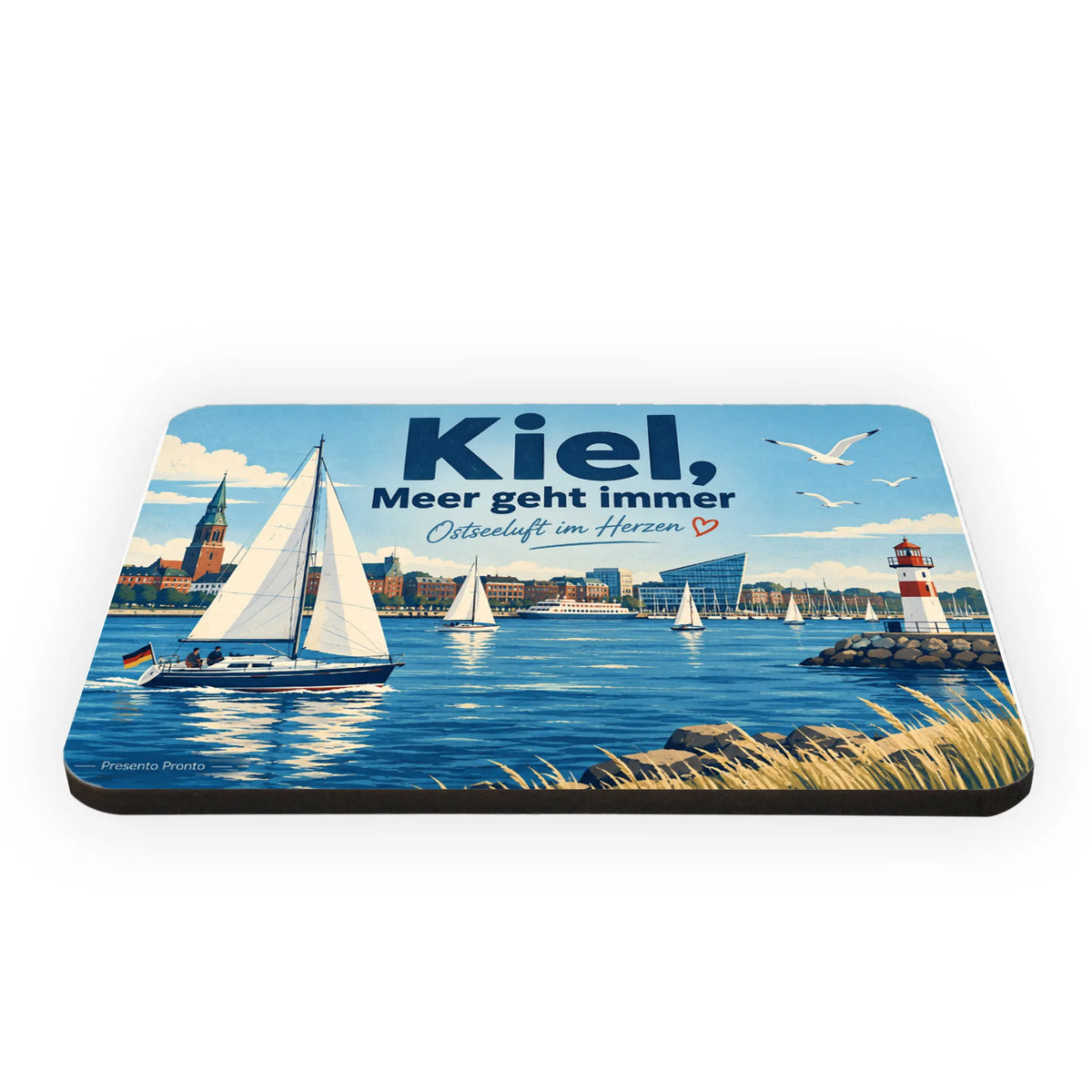 Maritimer Kühlschrankmagnet aus Kiel für Ostseefans