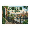 Herzlicher Kühlschrankmagnet aus Dublin für Irlandfans