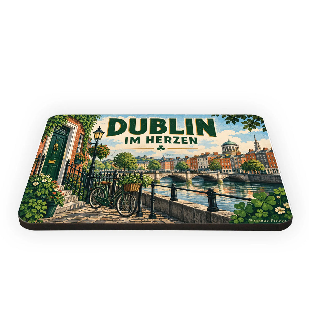 Herzlicher Kühlschrankmagnet aus Dublin für Irlandfans