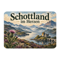 Stimmungsvoller Kühlschrankmagnet für Schottlandfans mit Highlands