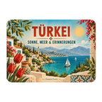 Nostalgischer Kühlschrankmagnet für Türkei-Fans mit Küstenlandschaft|p:2021858|h:cea4a7f62267f489041a599a55b39722