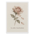 Einfühlsame Trauerkarte mit zarter Rose|p:2022105|h:7aeb498f14e1372434ed578bca64e905