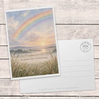 Würdevolle Trauerkarte mit Regenbogen|p:2022109|h:c4988073937c8778f9f88e79116c0759