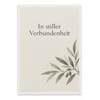 Edle Trauerkarte mit Olivenzweig|p:2022114|h:a71aab2605c01735eb42bd68e64f0260