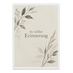 Elegante Trauerkarte mit botanischem Zweig|p:2022125|h:2fc48ac1a0d9edc1d9304a336c129d2b