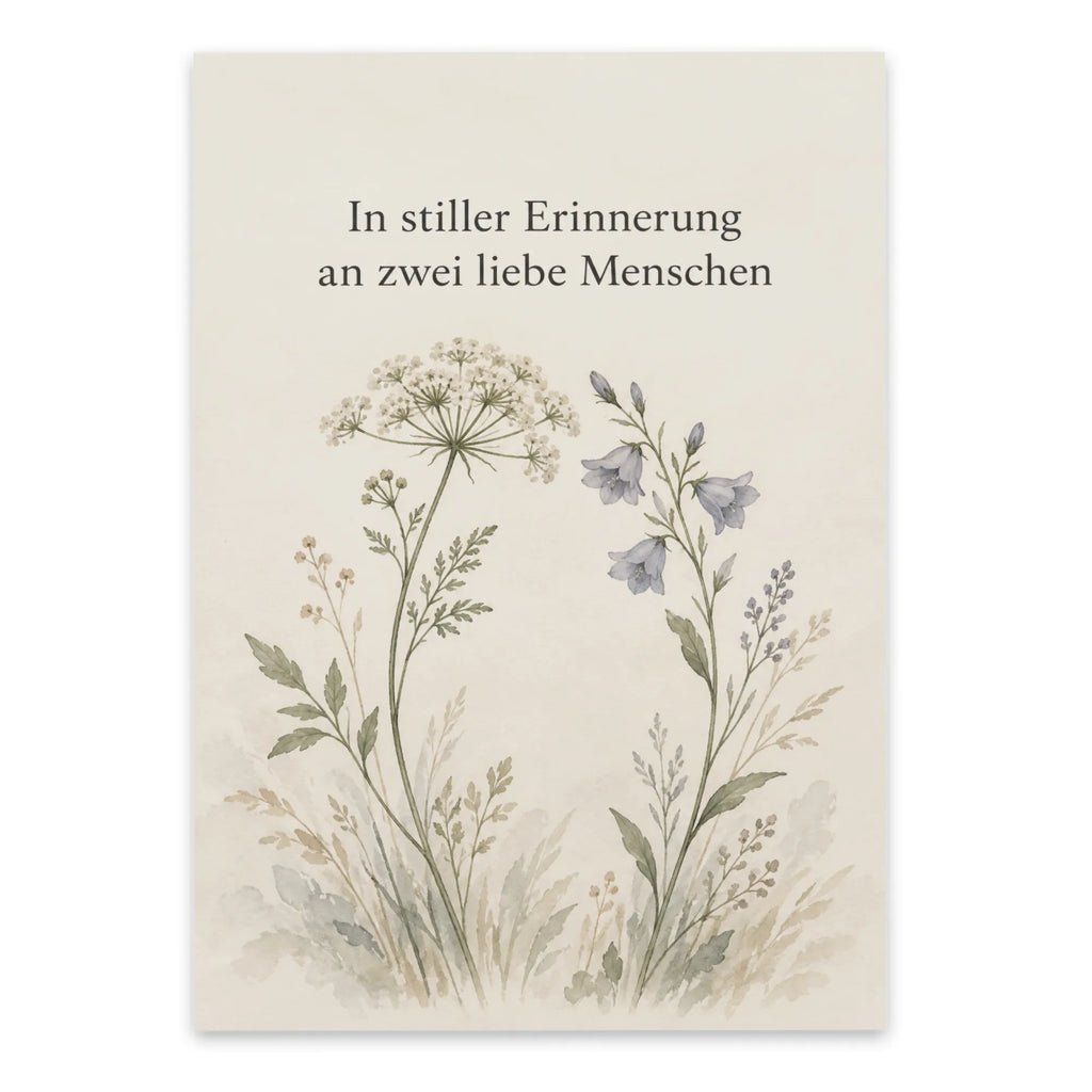 Einfühlsame Trauerkarte für zwei liebe Menschen mit Wildblumen|p:2022188|h:03911762bd335b2c7b527c8a16c93d9f
