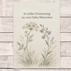 Einfühlsame Trauerkarte für zwei liebe Menschen mit Wildblumen|p:2022188|h:c037ae945b2fed5c8510cab7152a152d